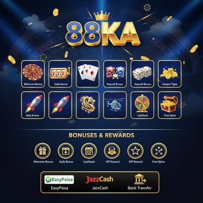 88KA Game
Live caisno
Bonuses & rewards
Safe payments