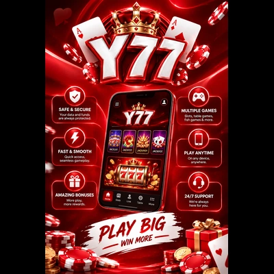 Y77 free download - play big - win big - bonuses - live support - multiple games