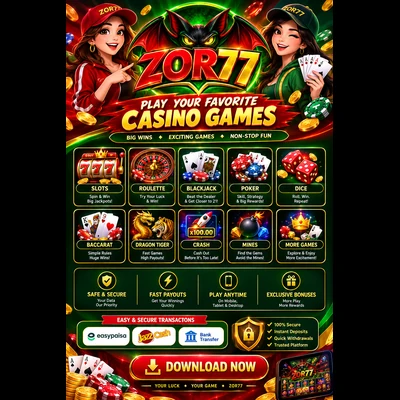 ZOR77 Download Casino Games
