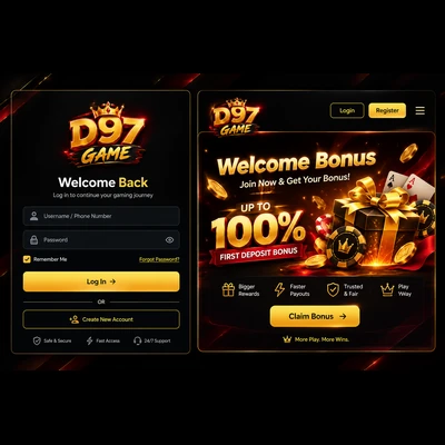 D97 Login
Welcome Bonus