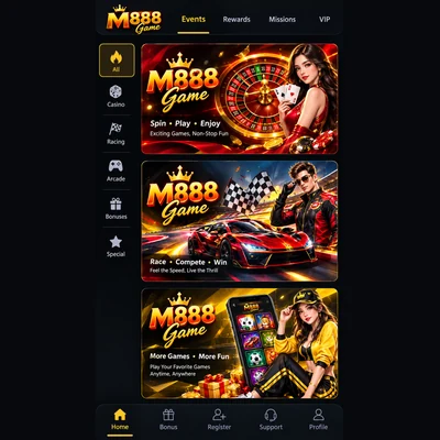 M888 Game 
Download APK to Win Daily Rewards